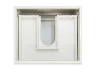 Напольная тумба под раковину Эстет Dallas Luxe ФР-00002308 Л/П 100см два ящика белый